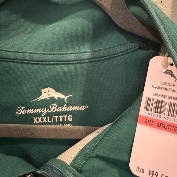 Tommy Bahama 3XL QZip - Picture 2 of 2